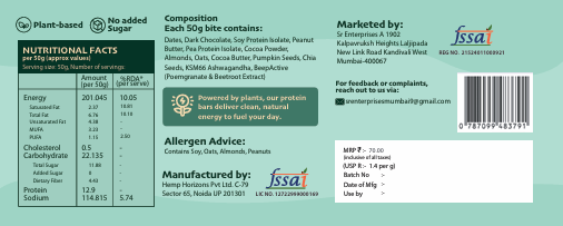 1. COCOA PLANT BASED PROTEIN BAR 12.9G PROTEIN BAR (1 UNIT)